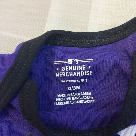 NEW [MLB] Colorado Rockies Girls Growth Stage Set of 4x, Baby 0/3 to 3/6 Months - Picture 8 of 12